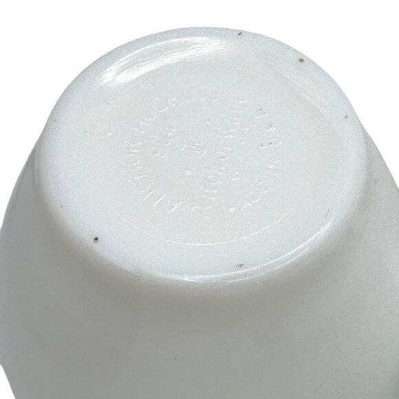 Anchor Hocking Anchorware 904 Milk Glass Bullion Soup Custard Bowls Set 6 Vtg - Picture 7 of 8